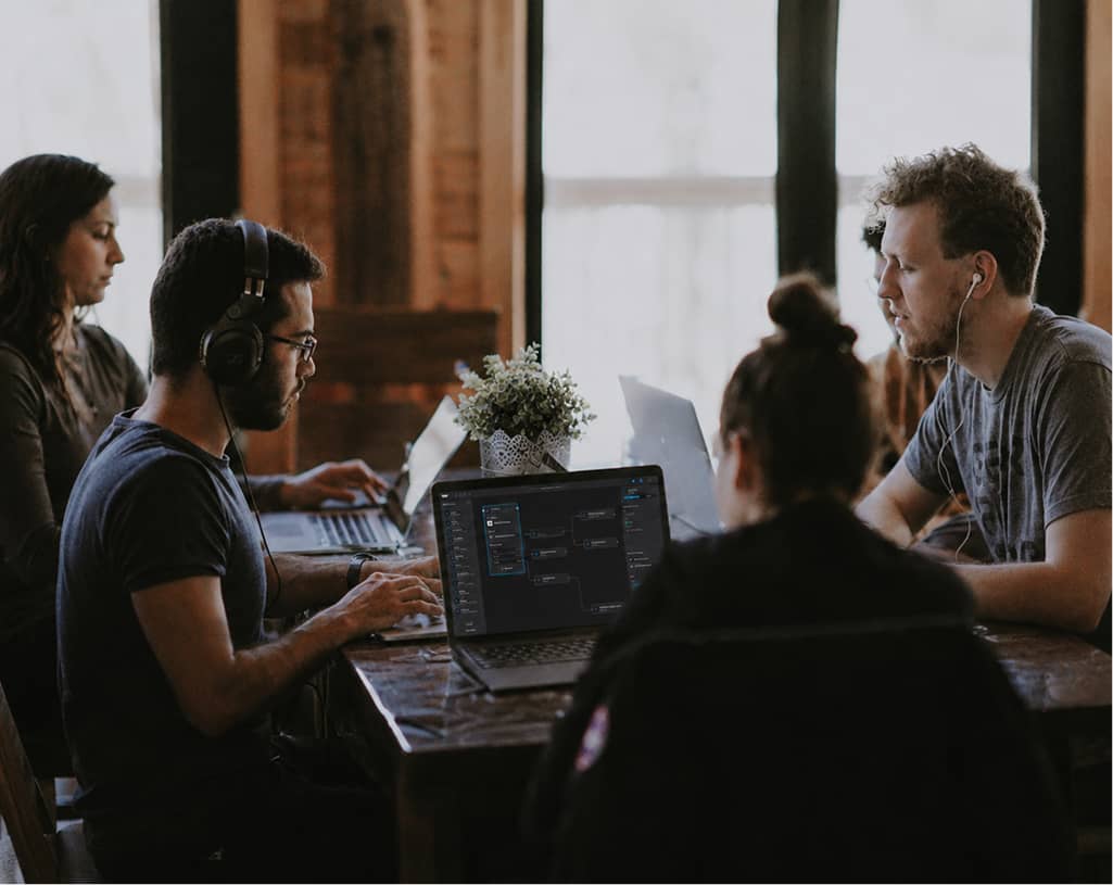 Workflow Builder team working together