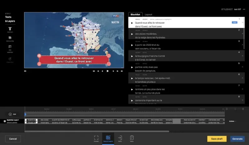 A screen shot of a web page with a map.