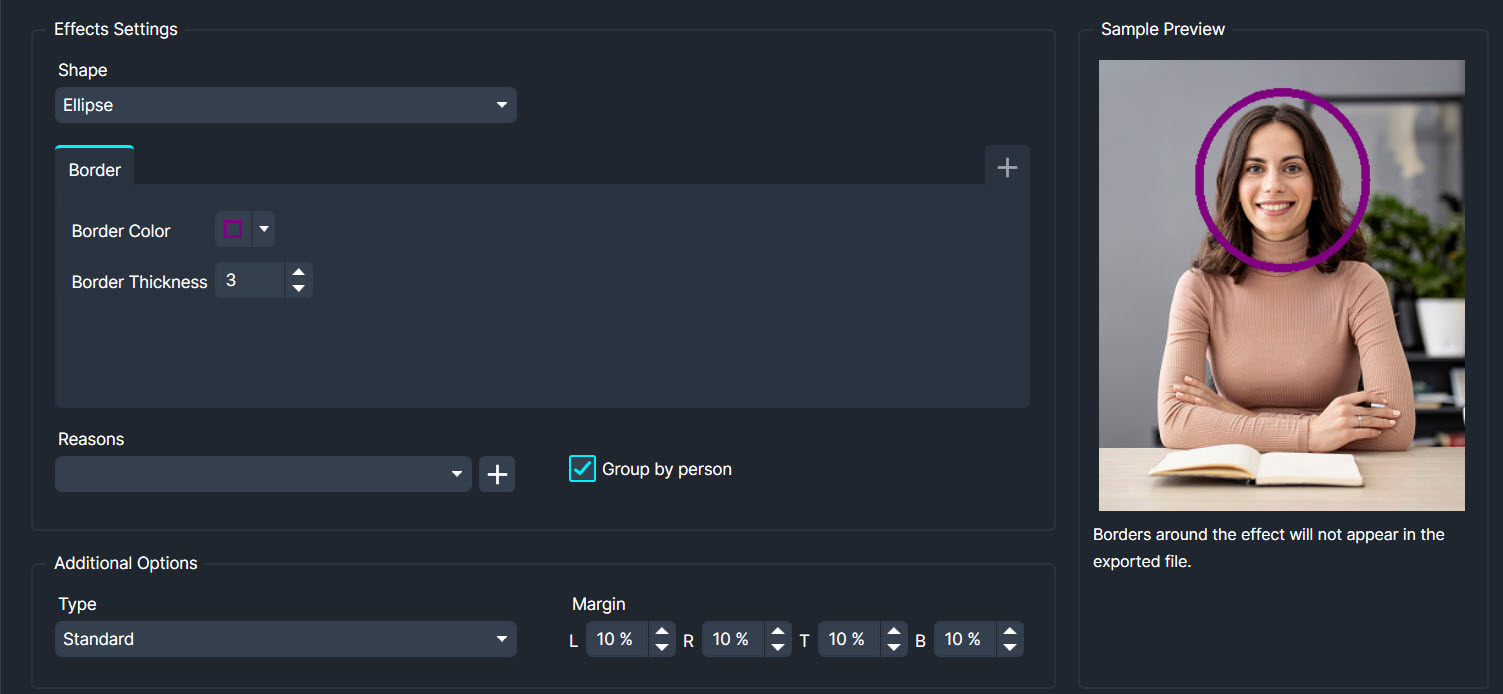 CaseGuard Redaction from Demux Video Services Ltd - Border Effect