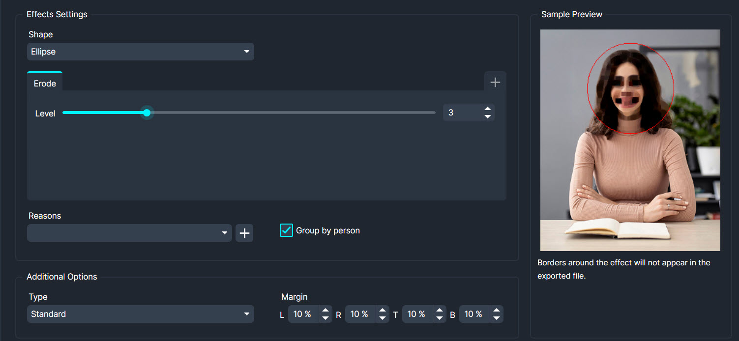 CaseGuard Redaction from Demux Video Services Ltd - Erode Effect