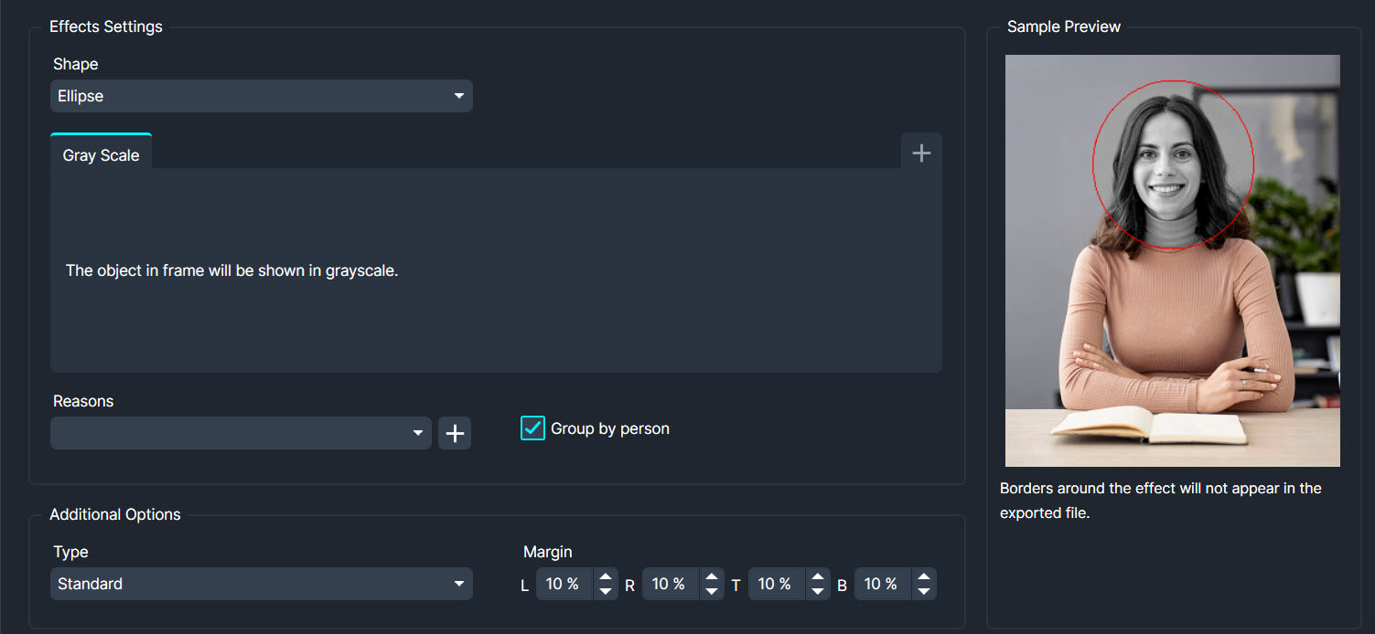 CaseGuard Redaction from Demux Video Services Ltd - Grey Scale Effect