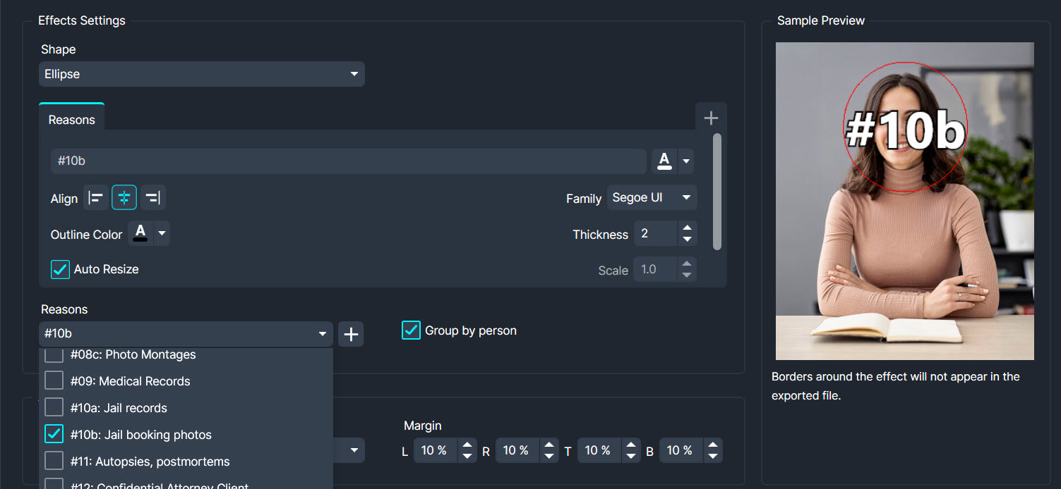 CaseGuard Redaction from Demux Video Services Ltd - Reasons Effect