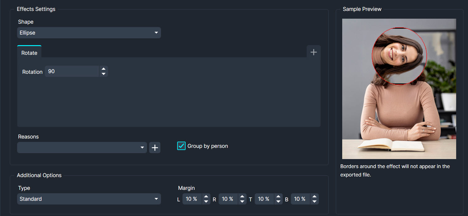 CaseGuard Redaction from Demux Video Services Ltd - Rotate Effect