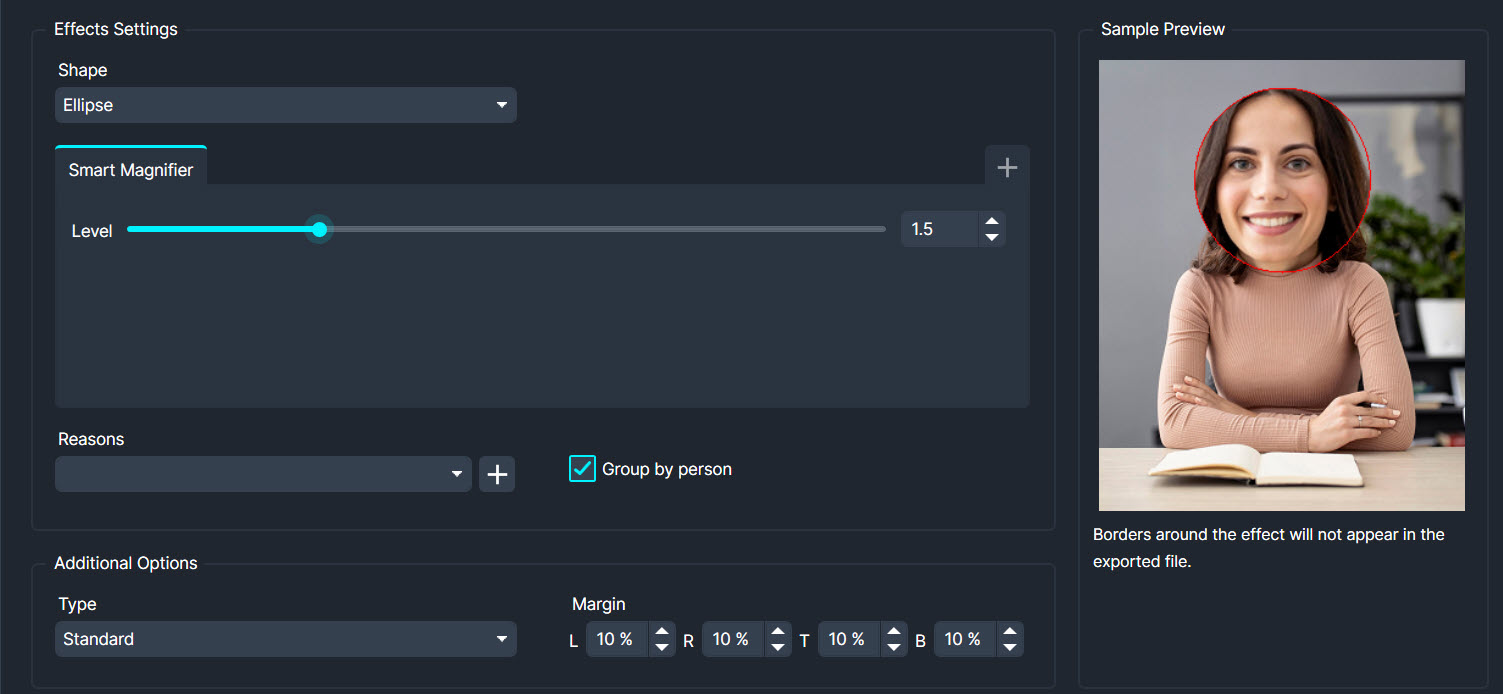 CaseGuard Redaction from Demux Video Services Ltd - Smart Magnifier Effect