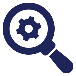 Zahnrad mit Diagramm – steht für datenbasierte Analyse und Formtracking