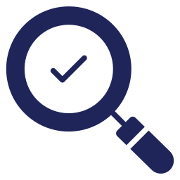 Diagramm mit Lupe – steht für A/B-Tests und datengetriebene Optimierung