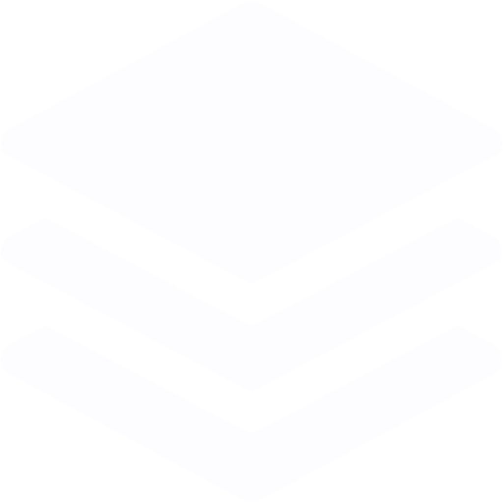 Drei übereinander liegende, hellblaue Schichten in einem minimalistischen Design.