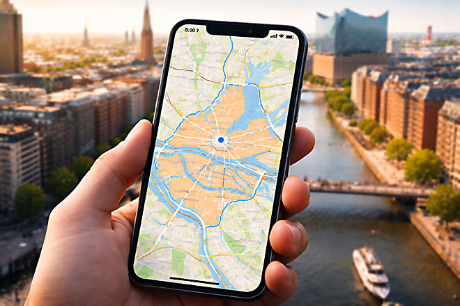 Google Maps und lokale Sichtbarkeit spielen eine zentrale Rolle bei SEO für Hamburger Anwaltskanzleien