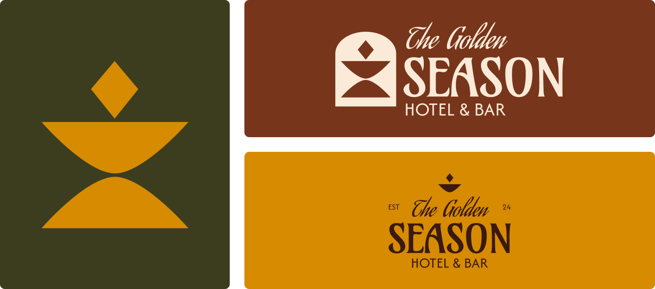 The Golden Season's logo identity