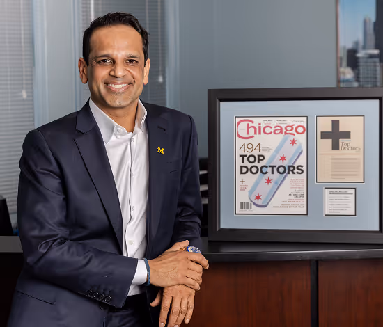 Two professionals with Chicago Top Doctors award