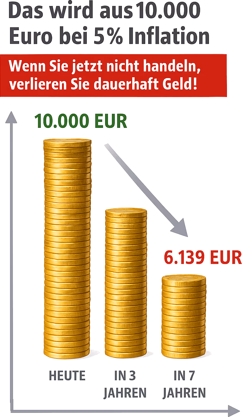 Chart 5% Inflation erklärt mit 10.000