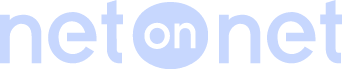 NetOnNet company logo with the word 'netonnet' in lowercase letters and the letters 'on' inside a blue circle.
