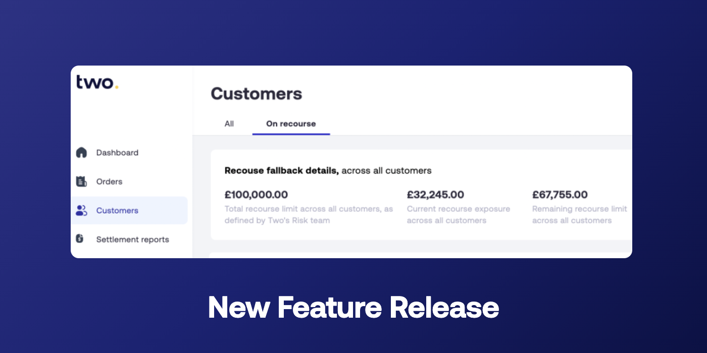 Two Releases Recourse Fallback for Maximum Sales