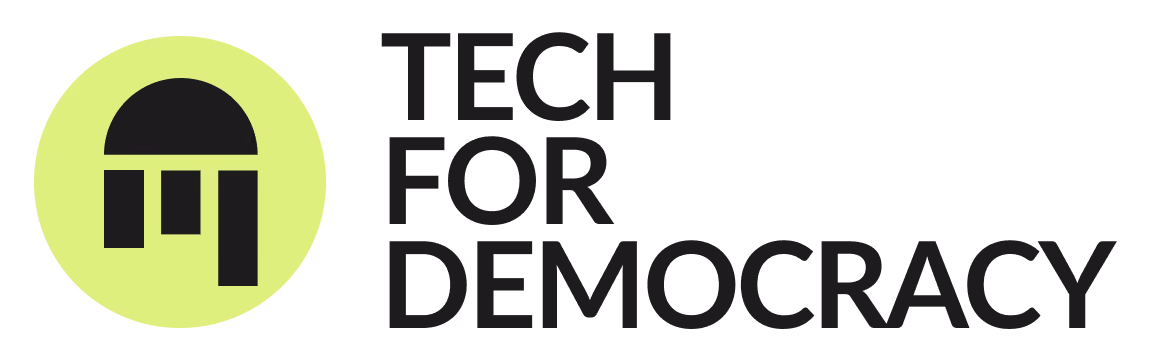 Logo Tech for Democracy.