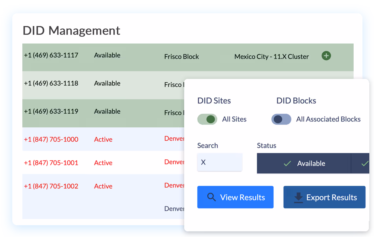 DID management dashboard illustration