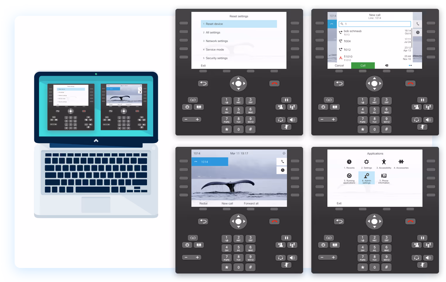 Remote phone control illustration