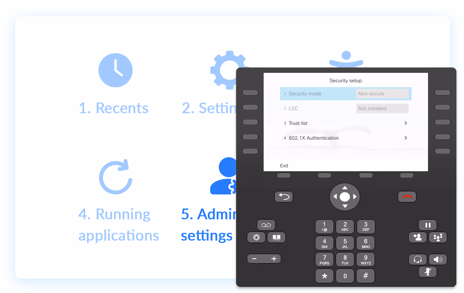 Remote phone control illustration