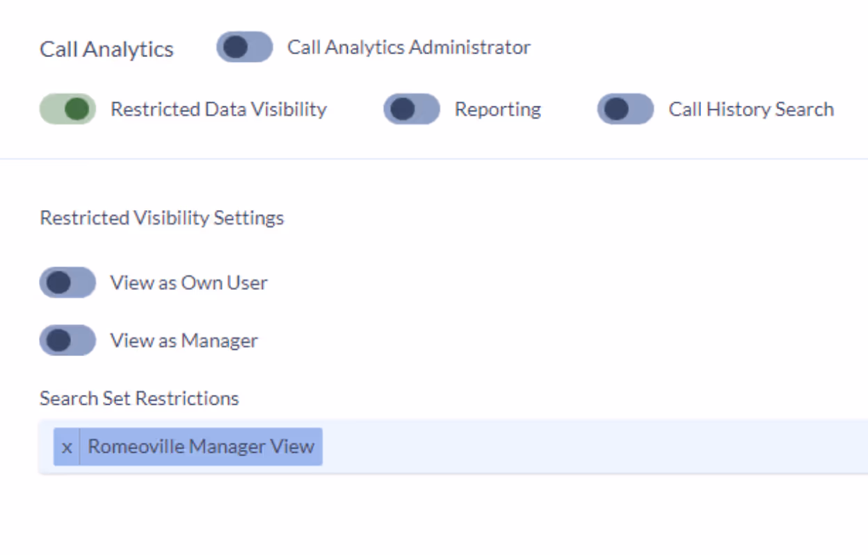 Customized Experience for Webex Calling Features and Data illustration