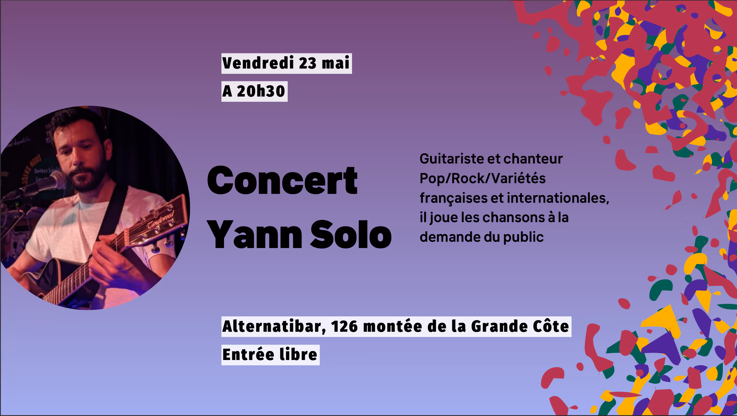 Concert Yann Solo