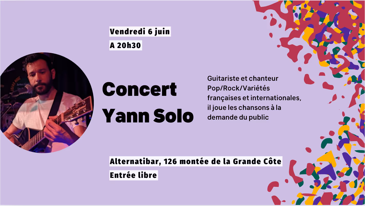 Concert Yann Solo