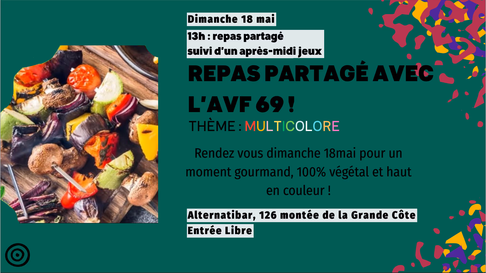 Repas partagé avec l'AVF 69