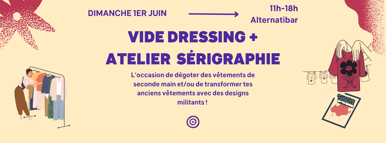 Vide dressing et atelier sérigraphie