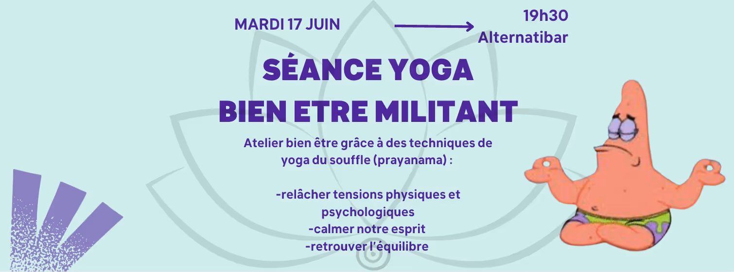 Yoga : Bien Etre Militant