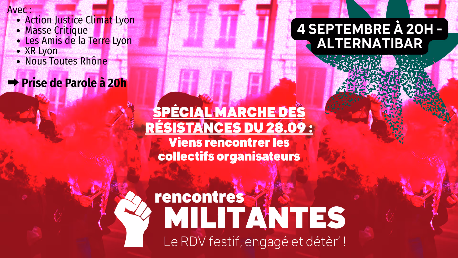 Rencontre Militante - Marche des Résistances