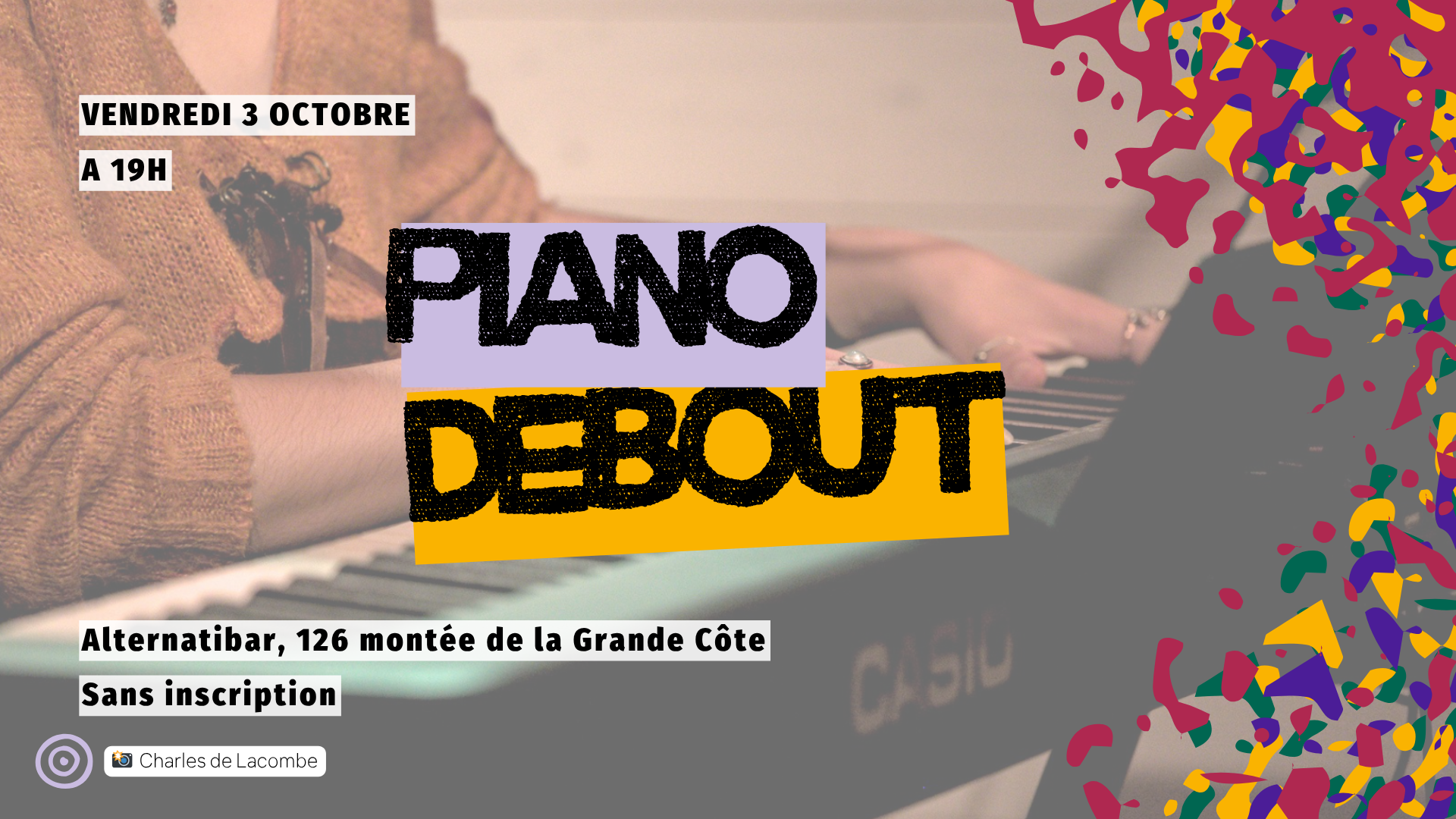 Soirée piano debout
