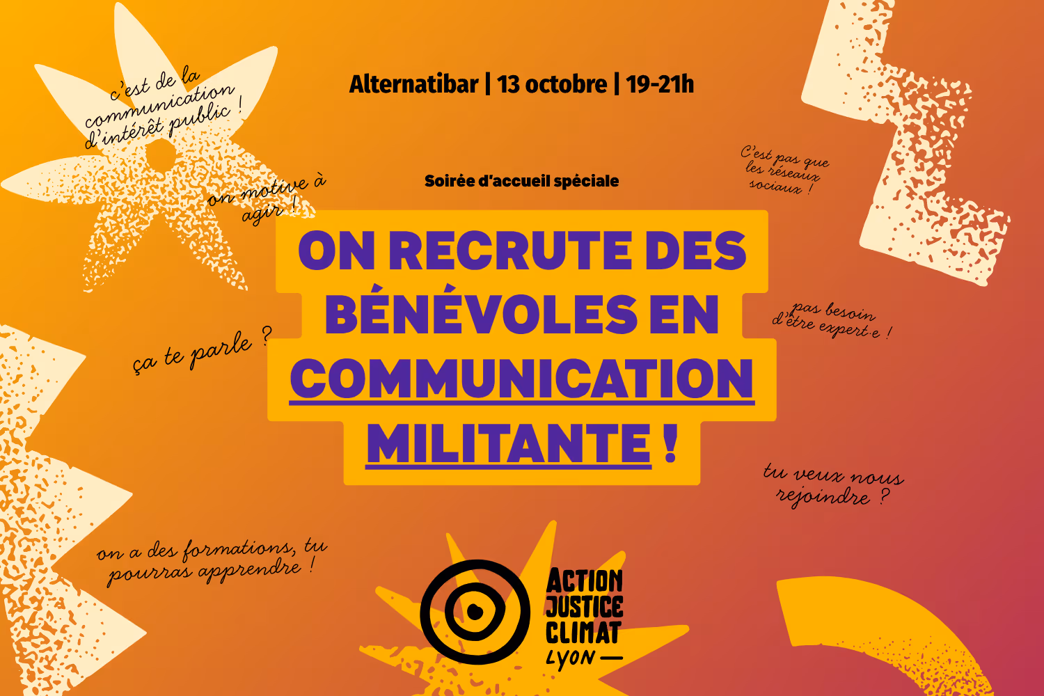 Soirée d'accueil spéciale com' 