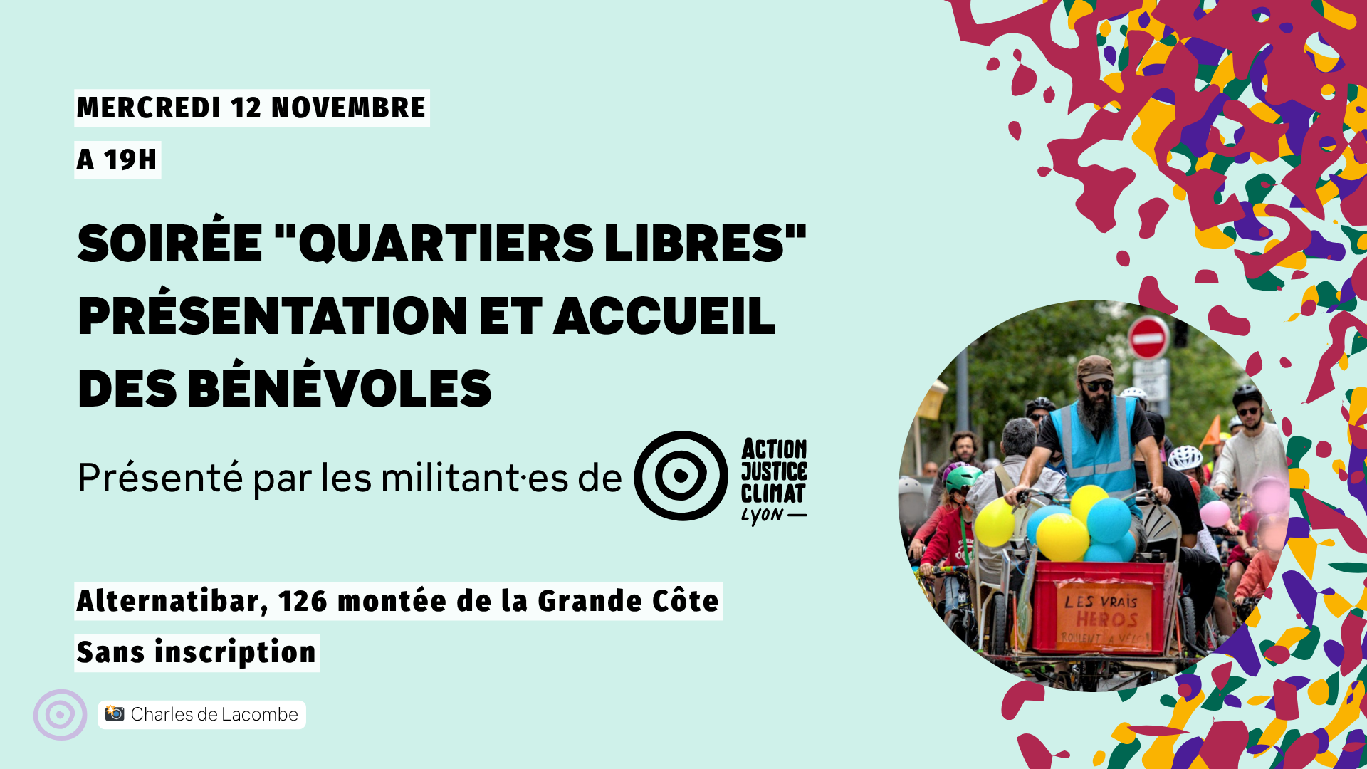 Soirée "Quartiers Libres" - Présentation et Accueil de Bénévoles