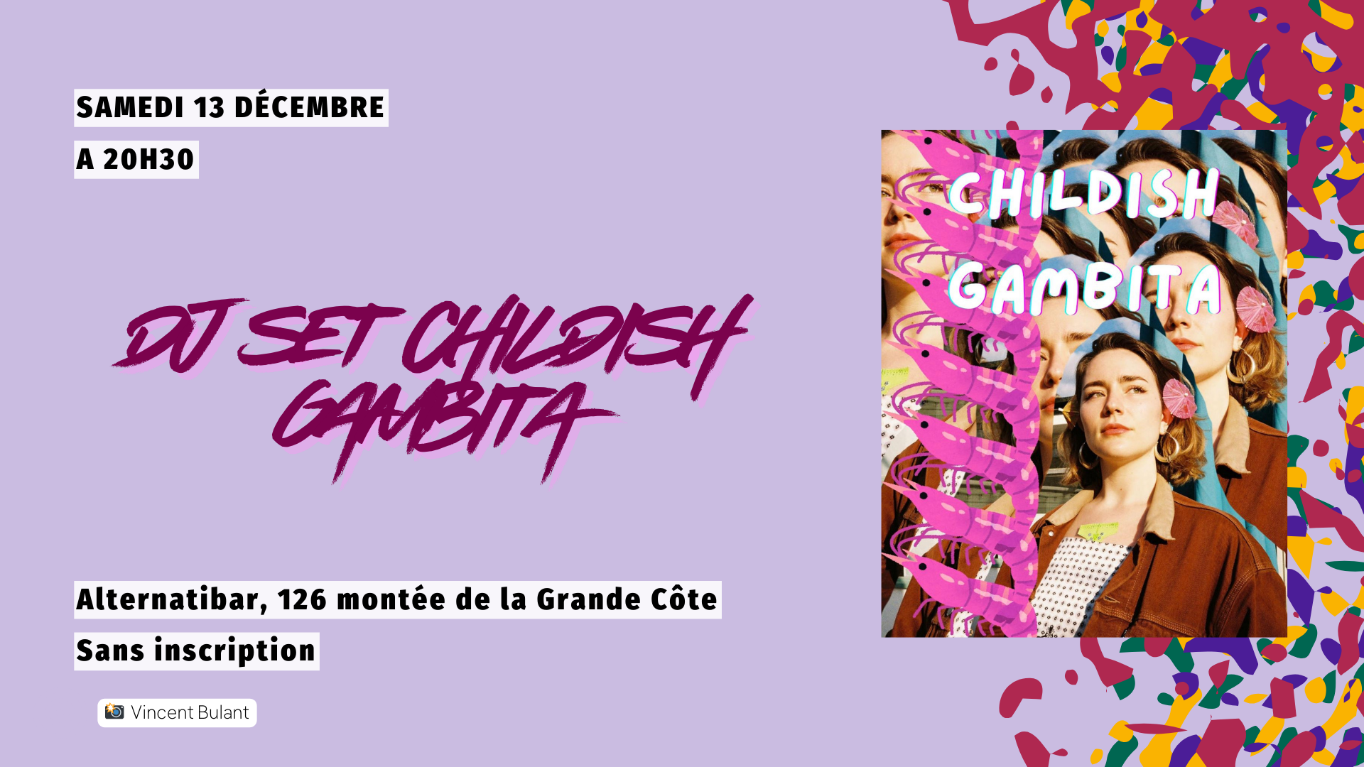 DJ set Childish Gambita