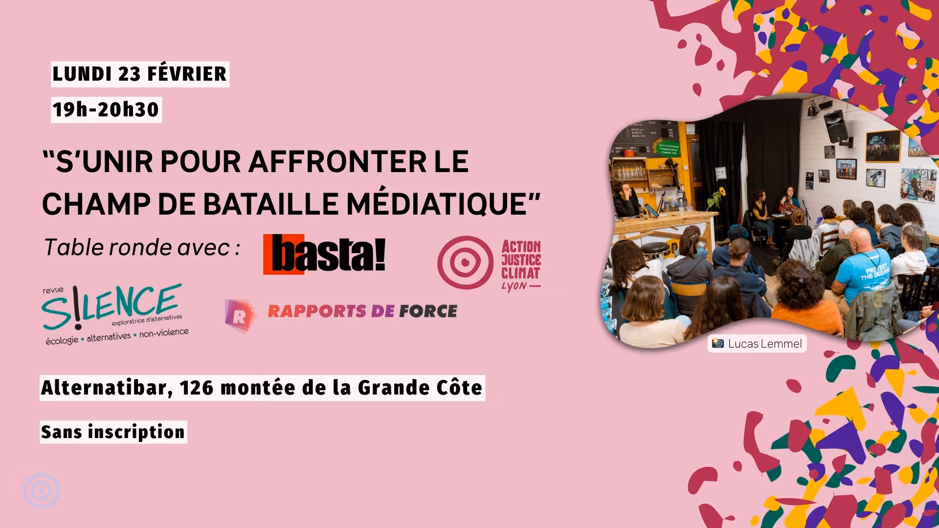 Table ronde "S'unir pour affronter le champ de bataille médiatique"