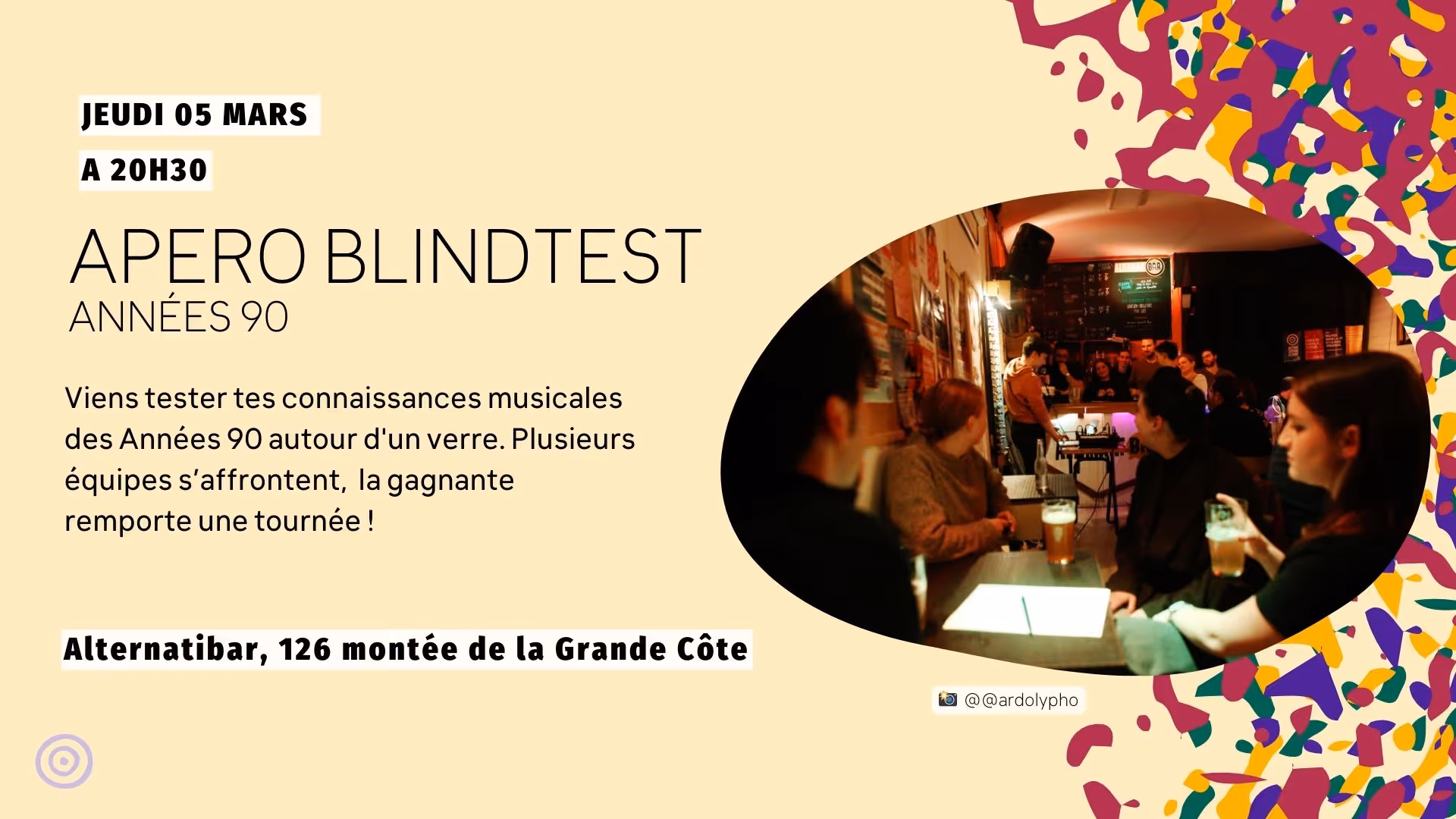 Apéro BlindTest Années 90