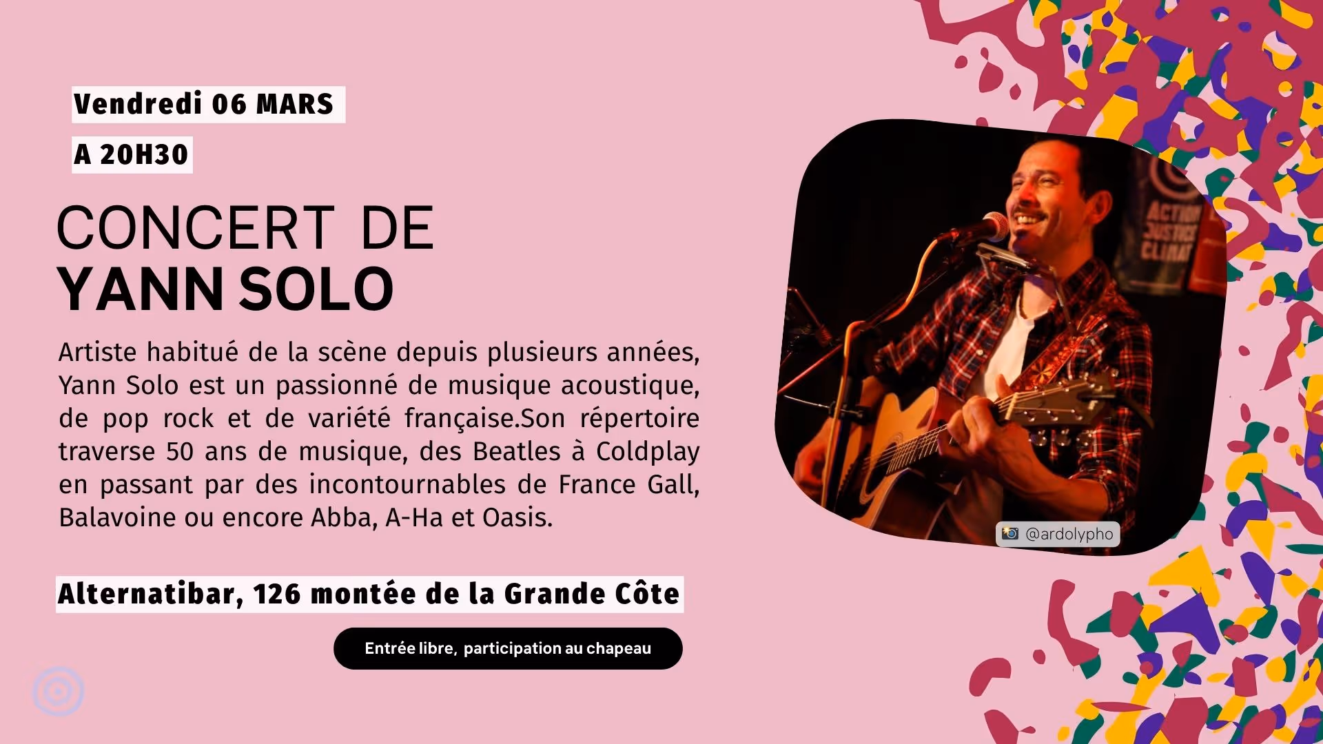 Concert de Yann Solo