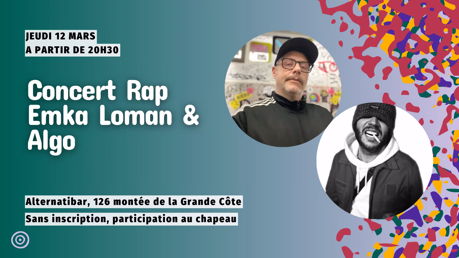 Concert rap Emka Loman & Algo