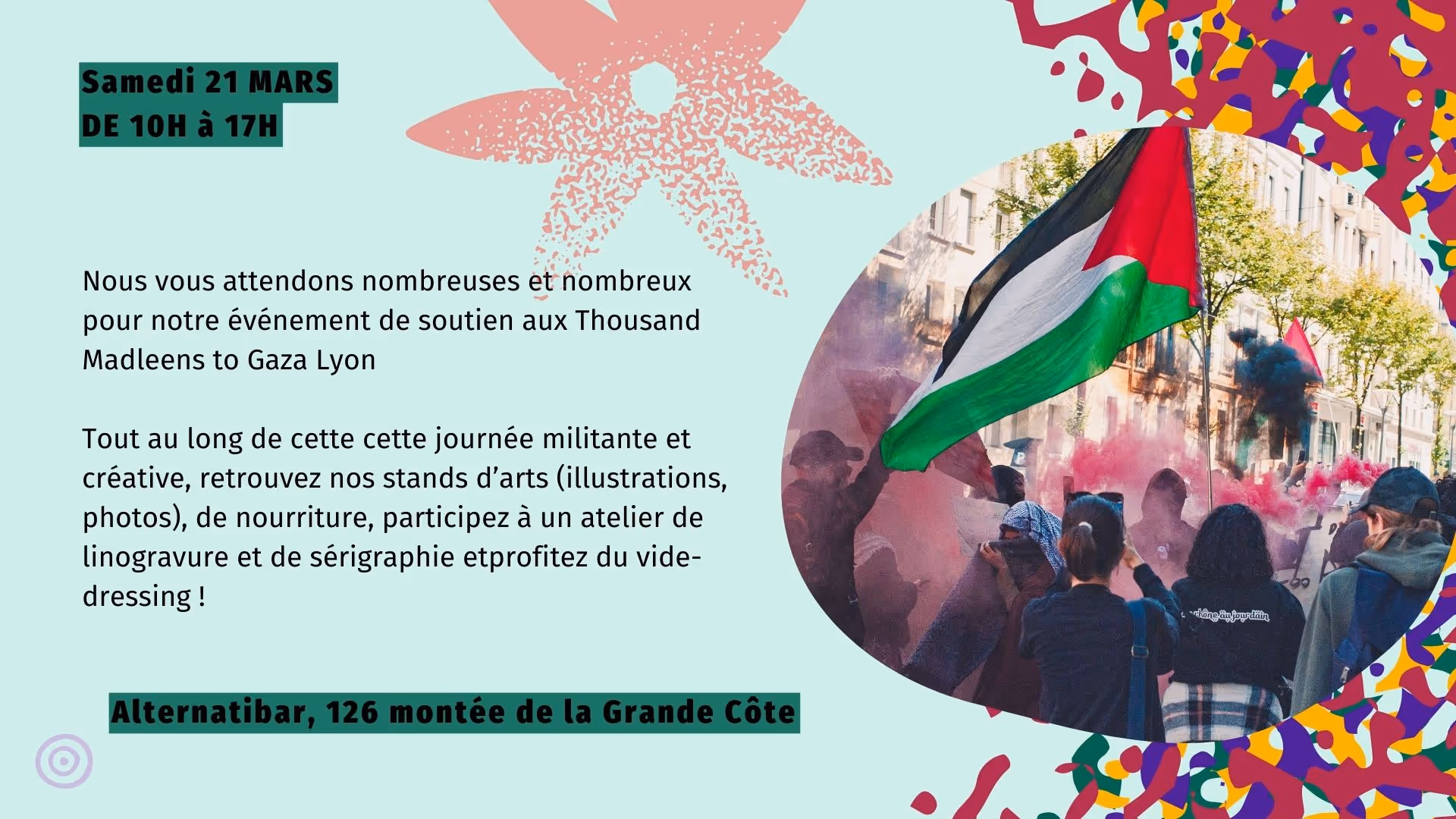 Vide dressing thousand madleens to gaza lyon