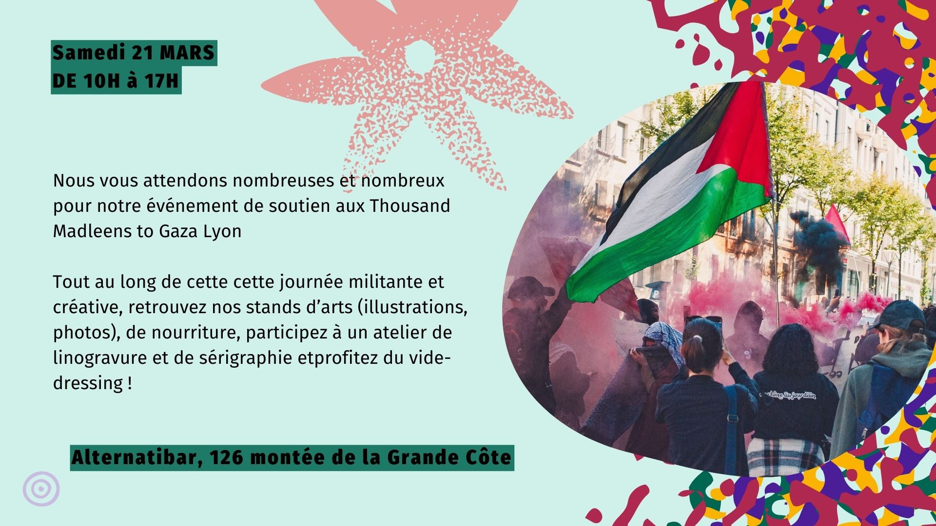 Vide dressing thousand madleens to gaza lyon