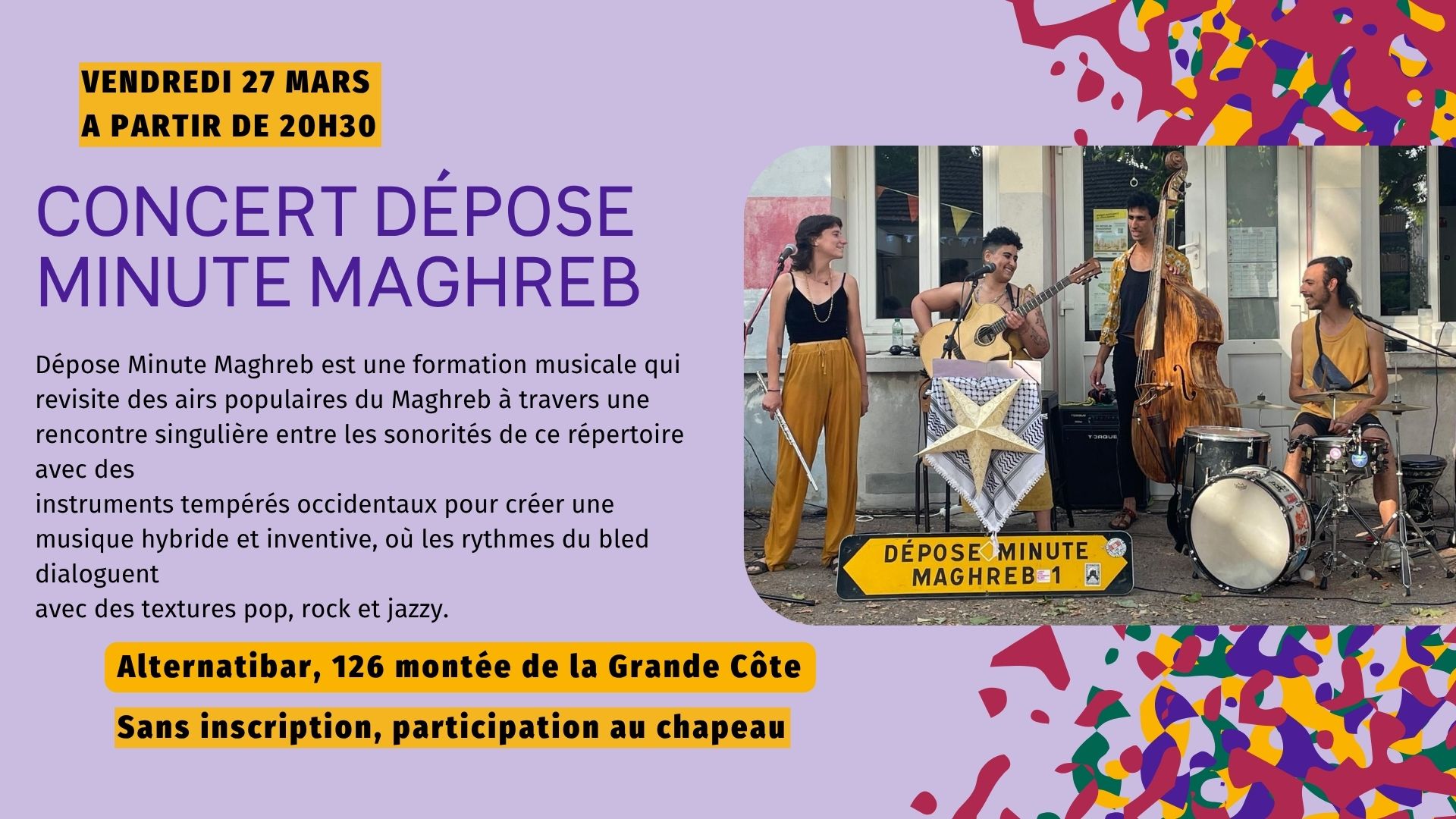 Concert Dépose Minute Maghreb
