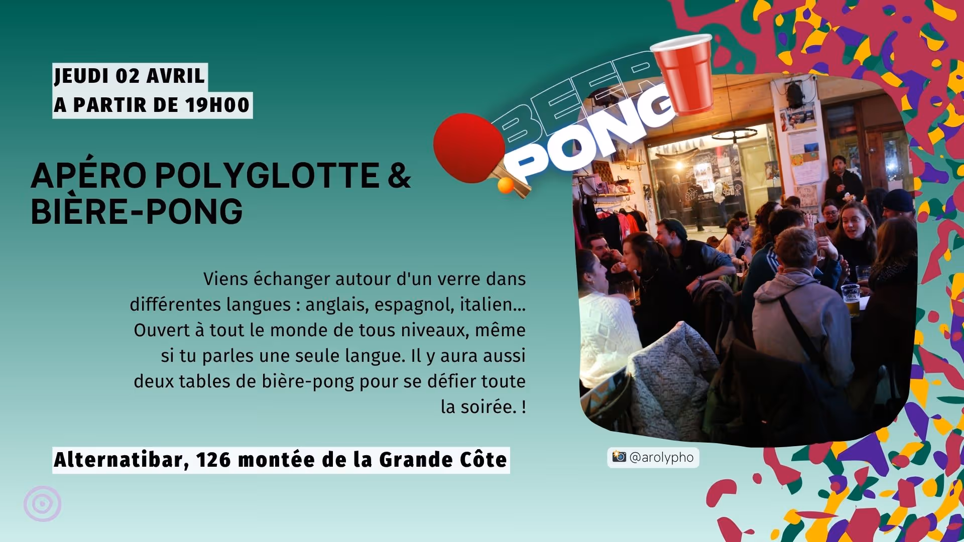Apéro Polyglotte & Bière-Pong