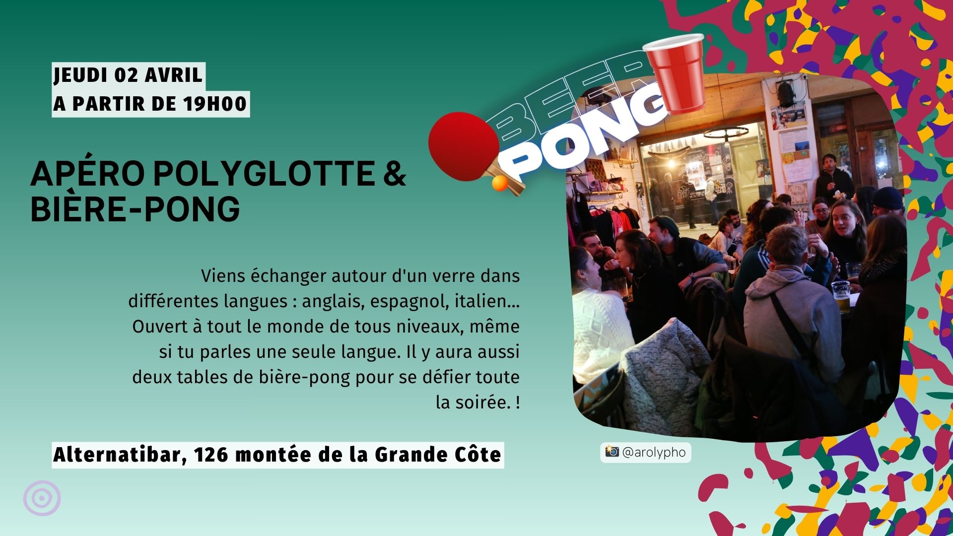 Apéro Polyglotte & Bière-Pong