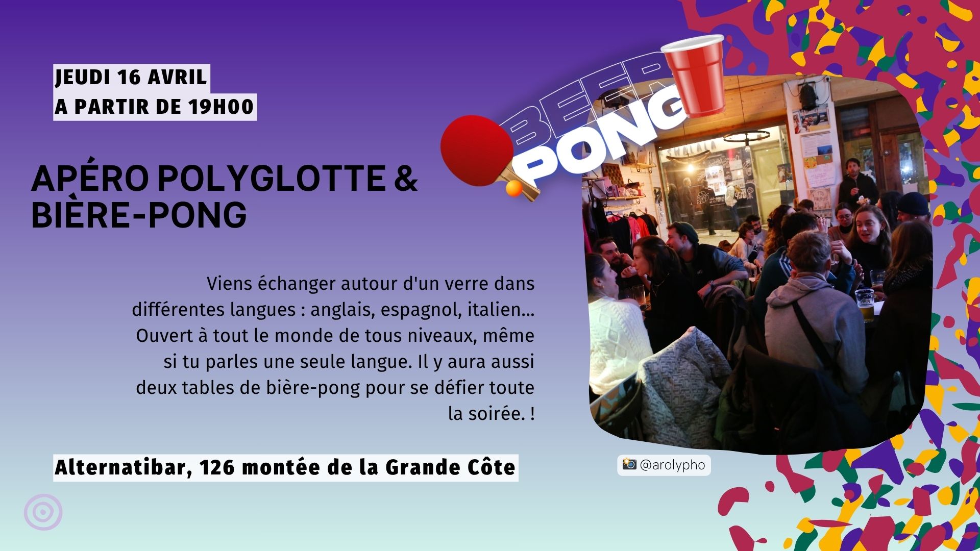 Apéro Polyglotte & Bière-Pong