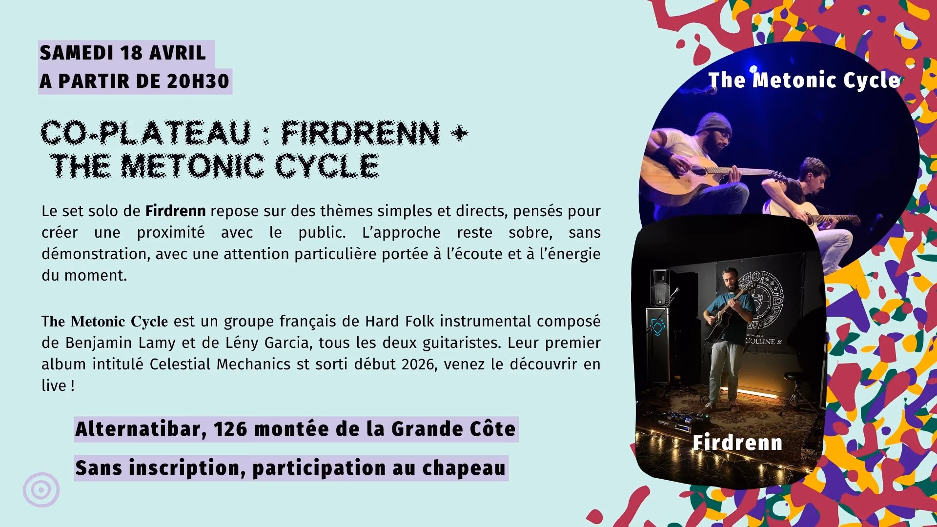 Co-plateau Firdrenn + The Metonic Cycle