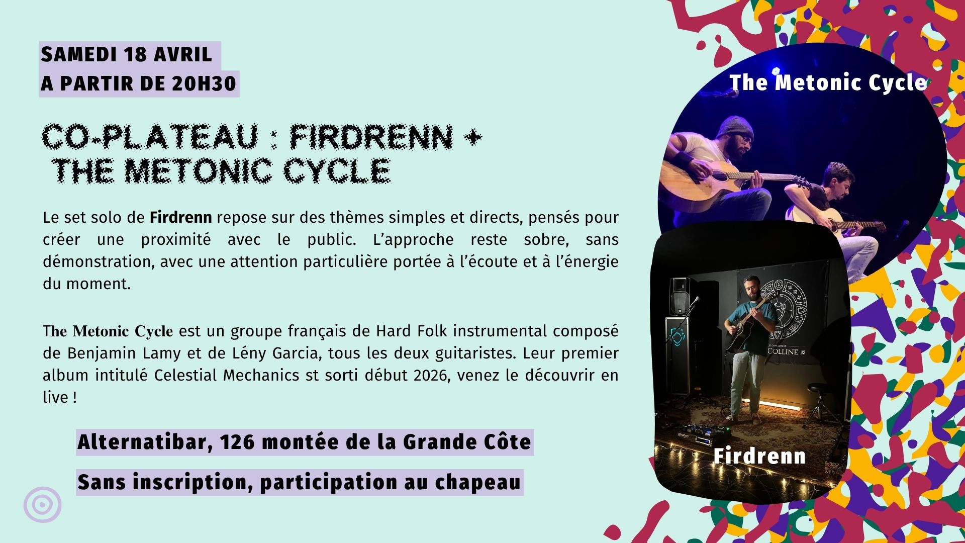 Co-plateau Firdrenn + The Metonic Cycle