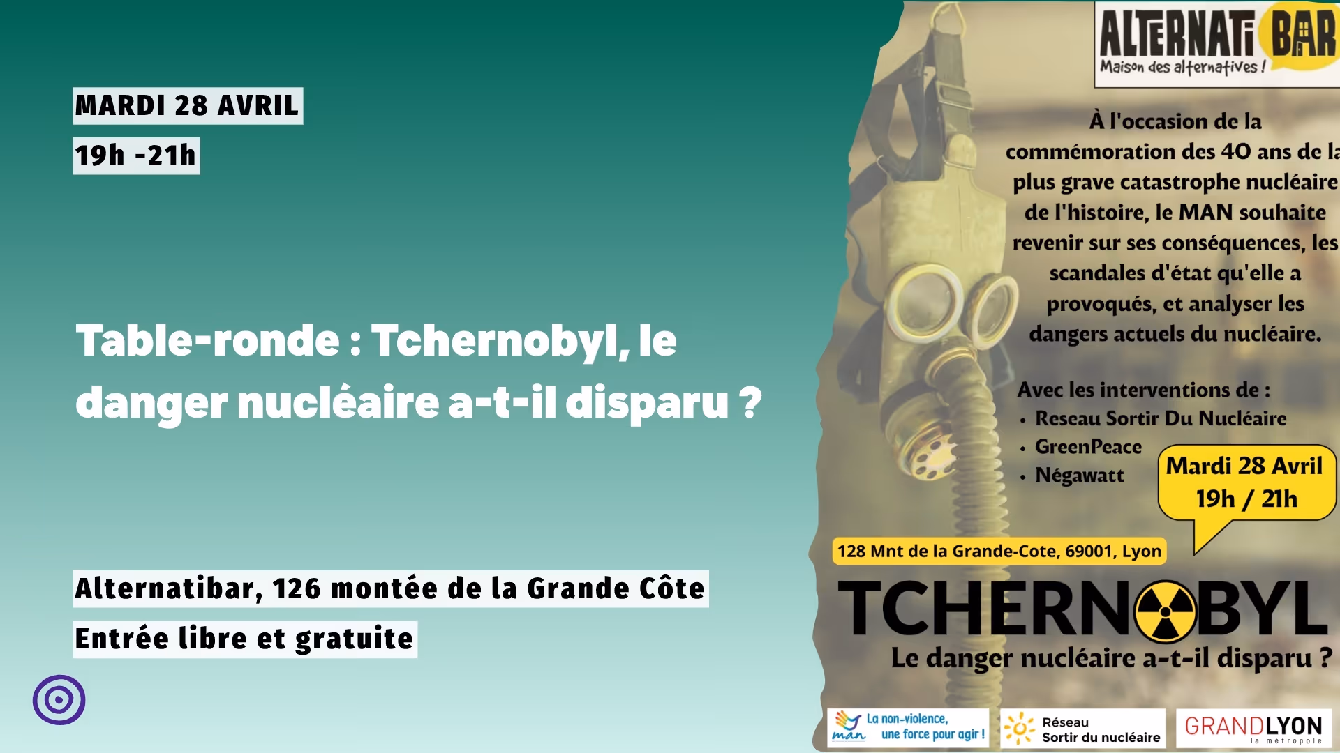 Table-ronde : Tchernobyl, le danger nucléaire a-t-il disparu ?