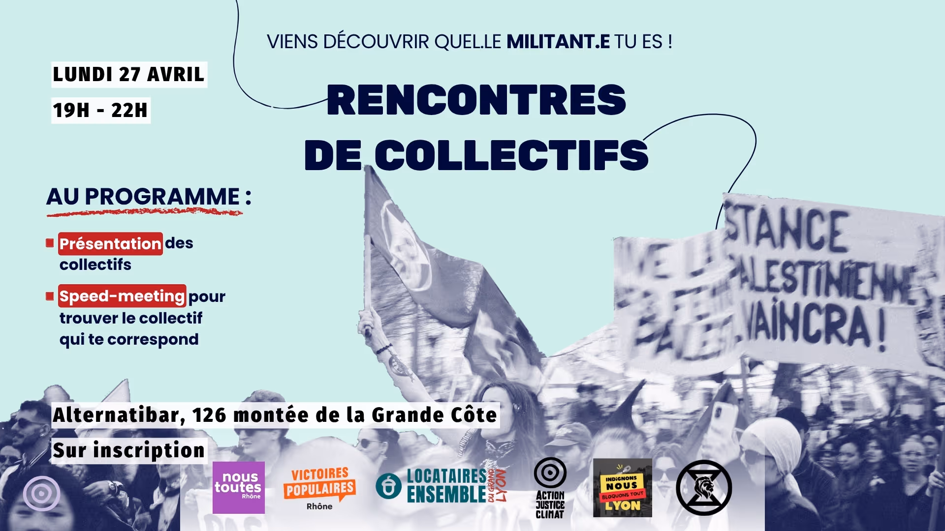 Rencontre de collectifs militants