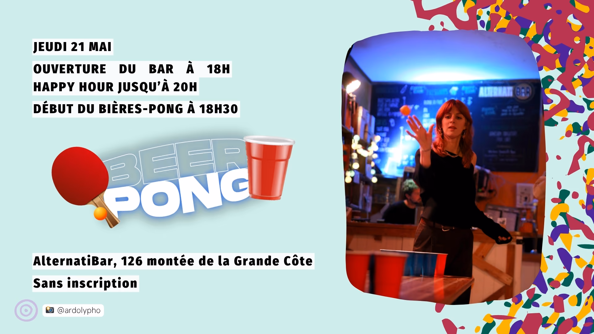 Apéro bière-pong