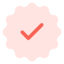 Checkmark badge icon representing compliance verification
