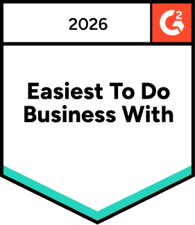 G2 Easiest To Do Business With badge 2026