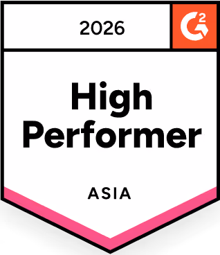 G2 High Performer Asia badge 2026